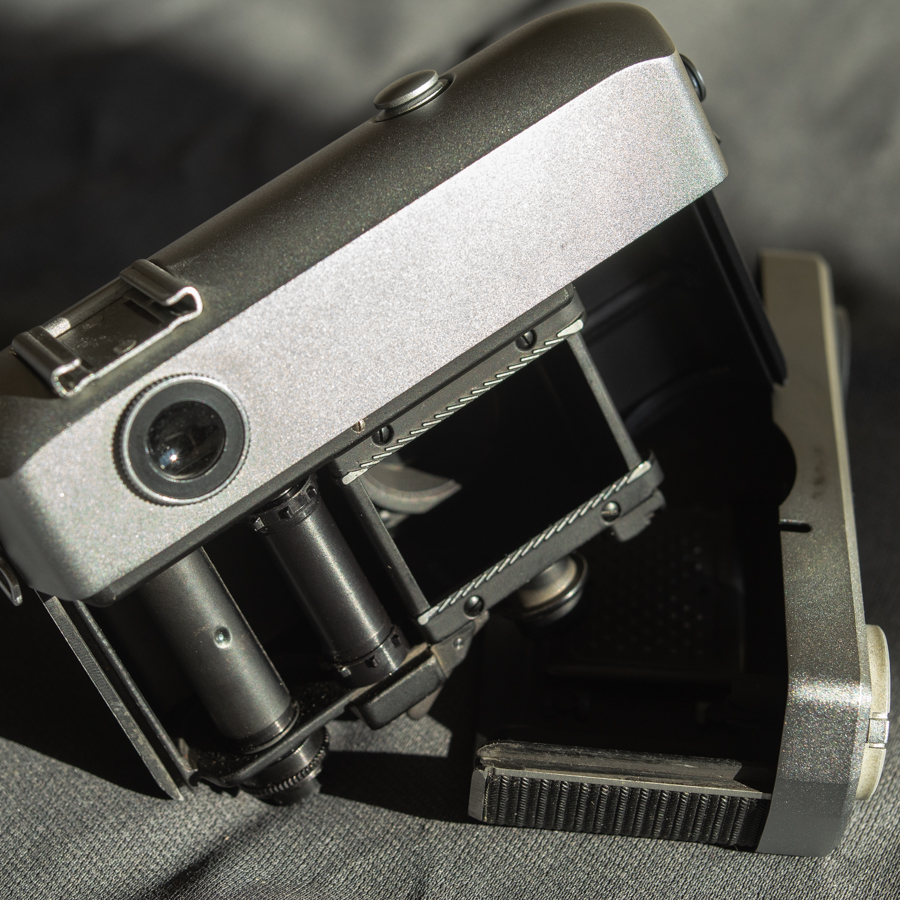 close up shop of the rear of the camera